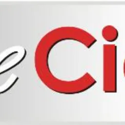 Logo firmy w kolorach czerwonym, białym i szarym, z napisem 'ale Ciepło' i abstrakcyjnym symbolem.