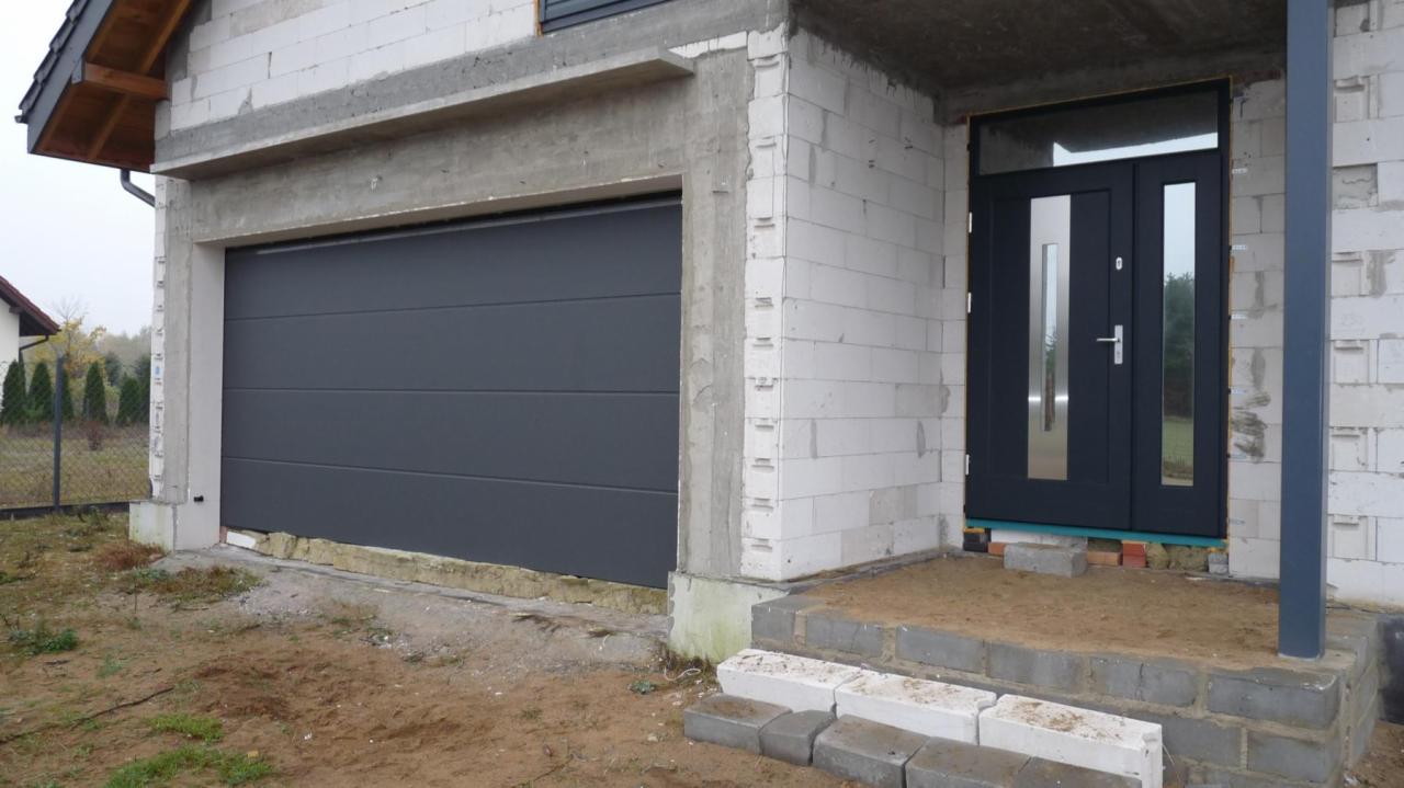 Brama i Drzwi zewnętrzne Antracyt