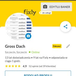 Wymiana dachu Szczecin 1