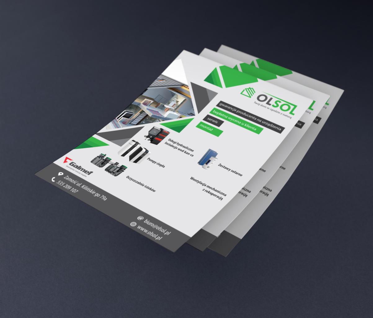 Ulotka dla firmy OLSOL