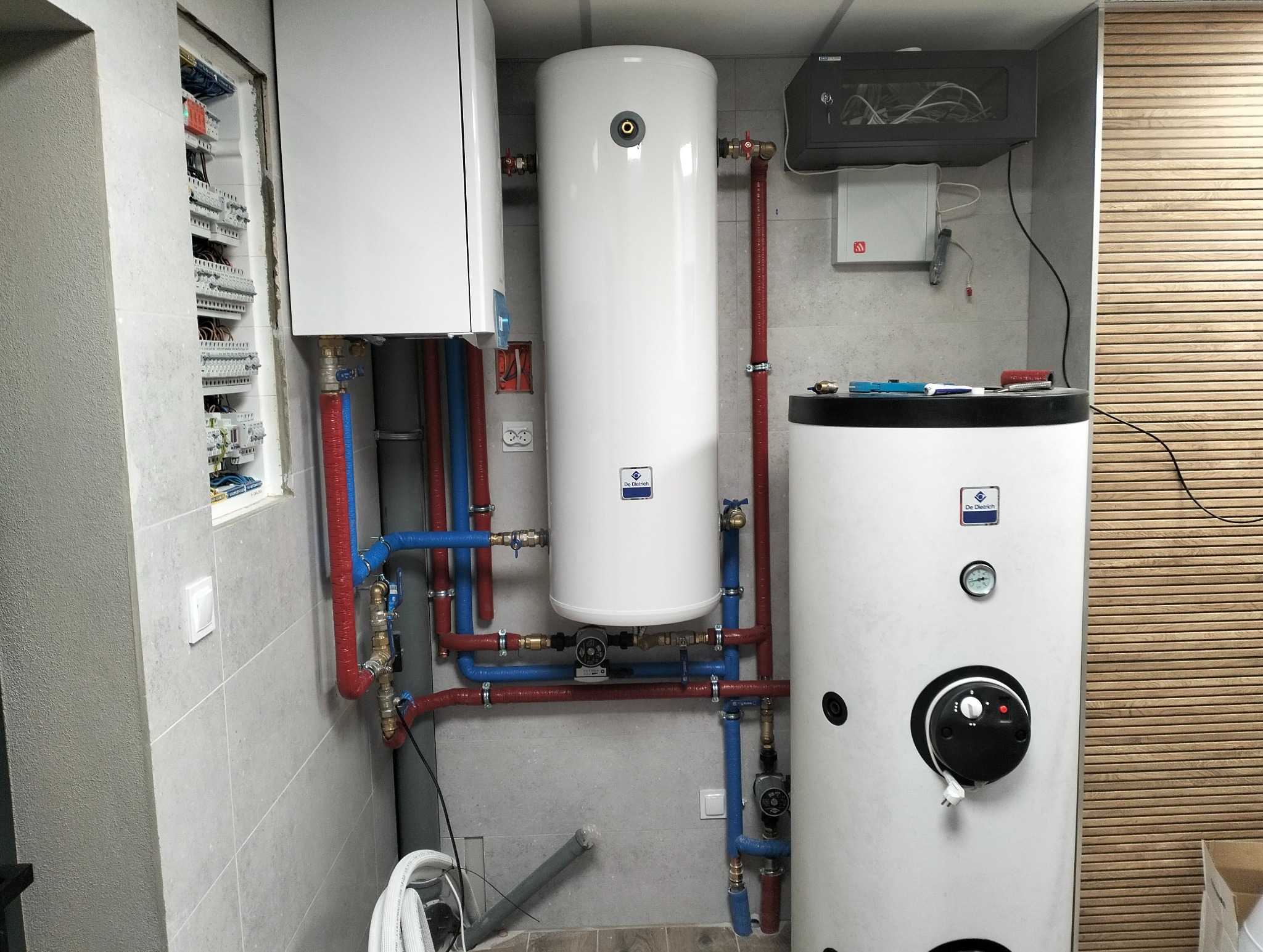 Pompa ciepła z buforem 150l bojler 300l