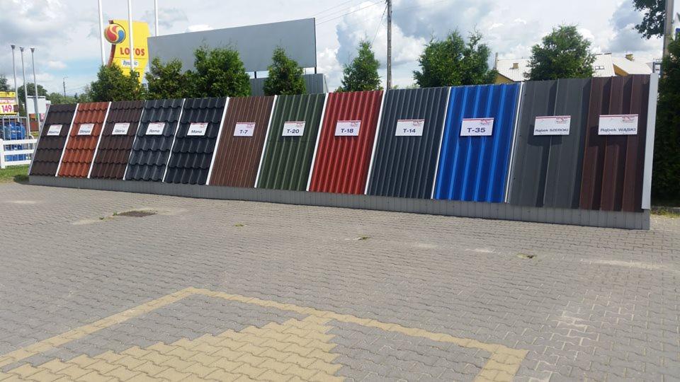 Proponowane wzory pokryć blaszanych