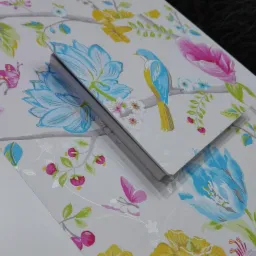 Nawietrzak ścienny KAMELEON -oklejony tapetą