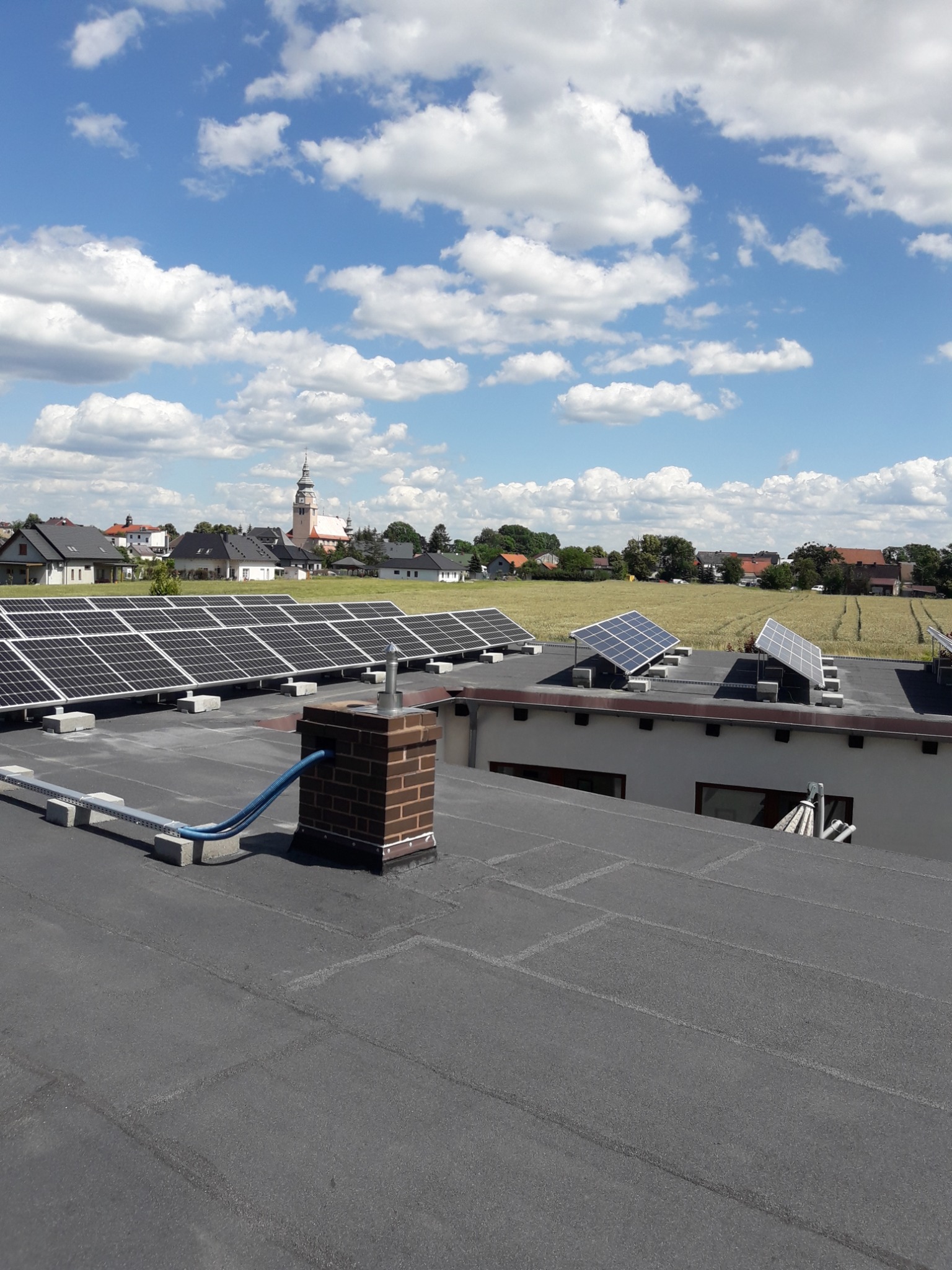 Instalacja PV 10kWp balastowa,nieinwazyjna