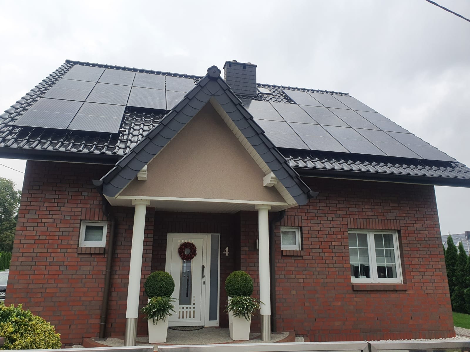 Dach po montażu inst PV