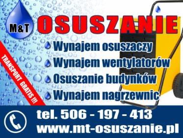 MT Osuszanie Monika Sztyk - Wypożyczalnia Osuszaczy Warszawa