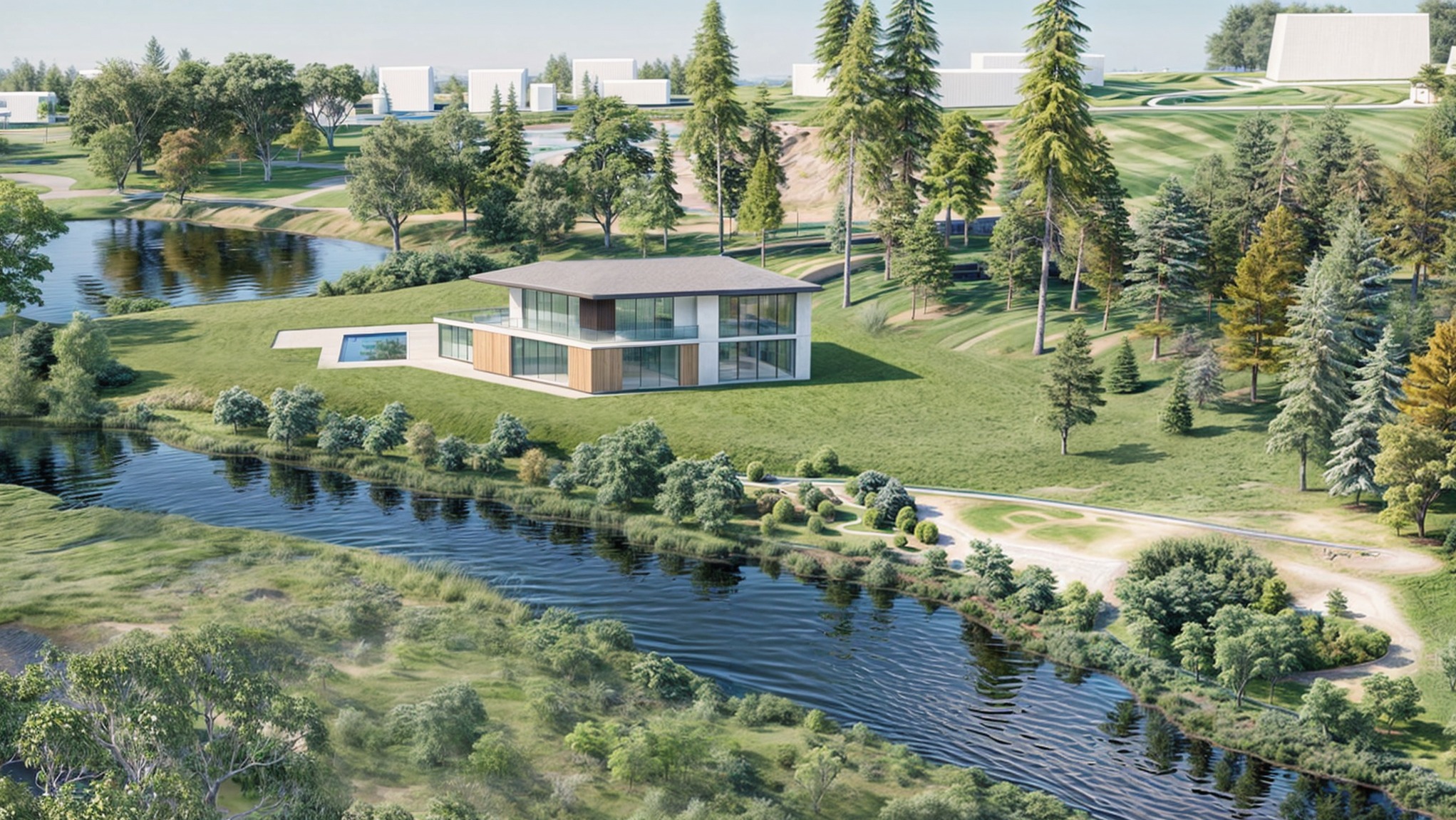 Dom nad Wartą - widok