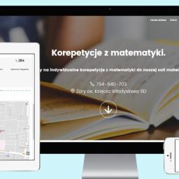Strona internetowa dla szkoły matematyki