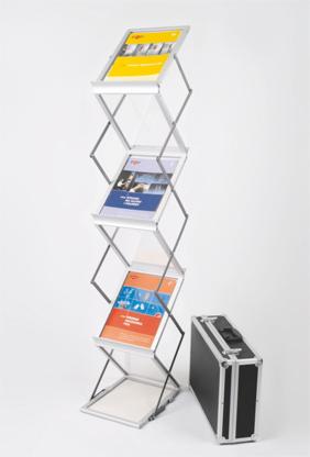 Składany stojak reklamowy ZIG-ZAG LITE