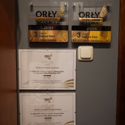 Certyfikaty - nagrody od klientów
