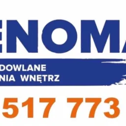 Logo firmy Renomax oferującej usługi budowlane i wykończenia wnętrz, z numerem telefonu 517 773 963, umieszczone na białym tle.