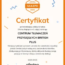 Nagroda Najlepsi 2025