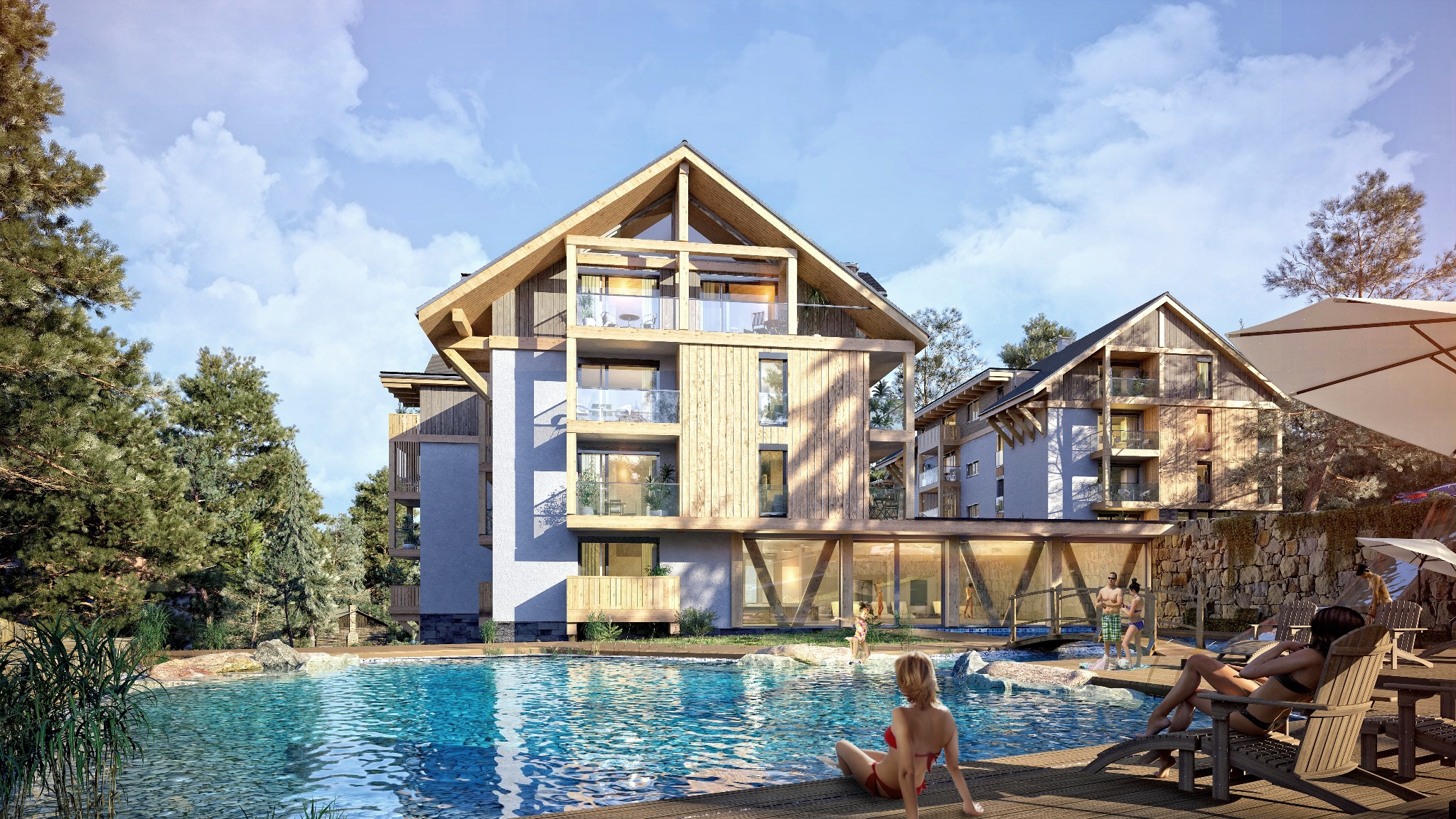 Szklarska Poręba - Rezydencja AQUA Projektant - arch. Piotr Wyrostek, arch. Daniel Wilk