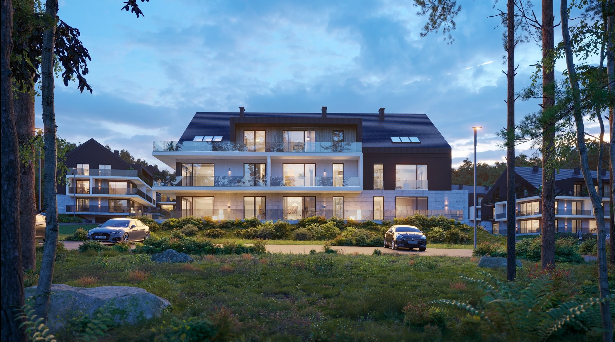 Jelenia Góra, Cieplice Osiedle domów projektant: architekt Piotr Wyrostek