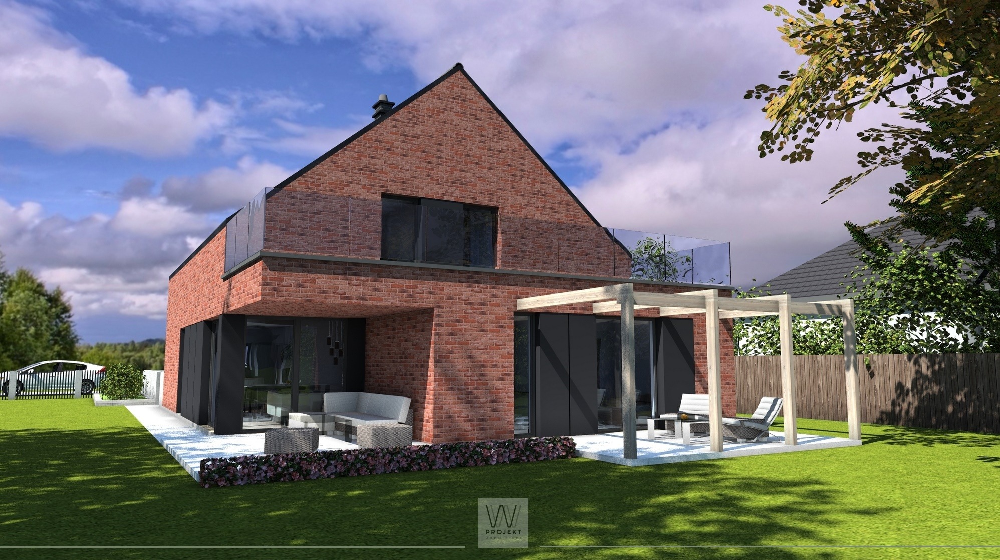 Dom pod Wrocławiem projektant: architekt Piotr Wyrostek