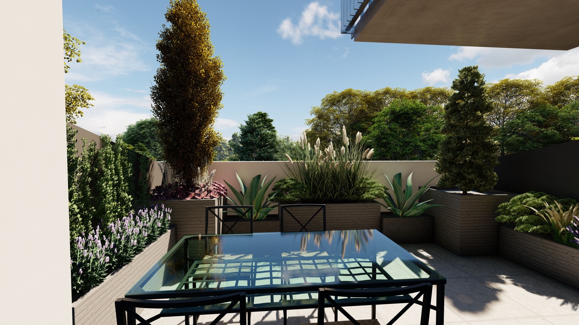 Projekt tarasu ul. Przyjaźni Wrocław