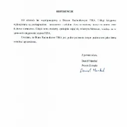 Polecenie od firmy Numatech