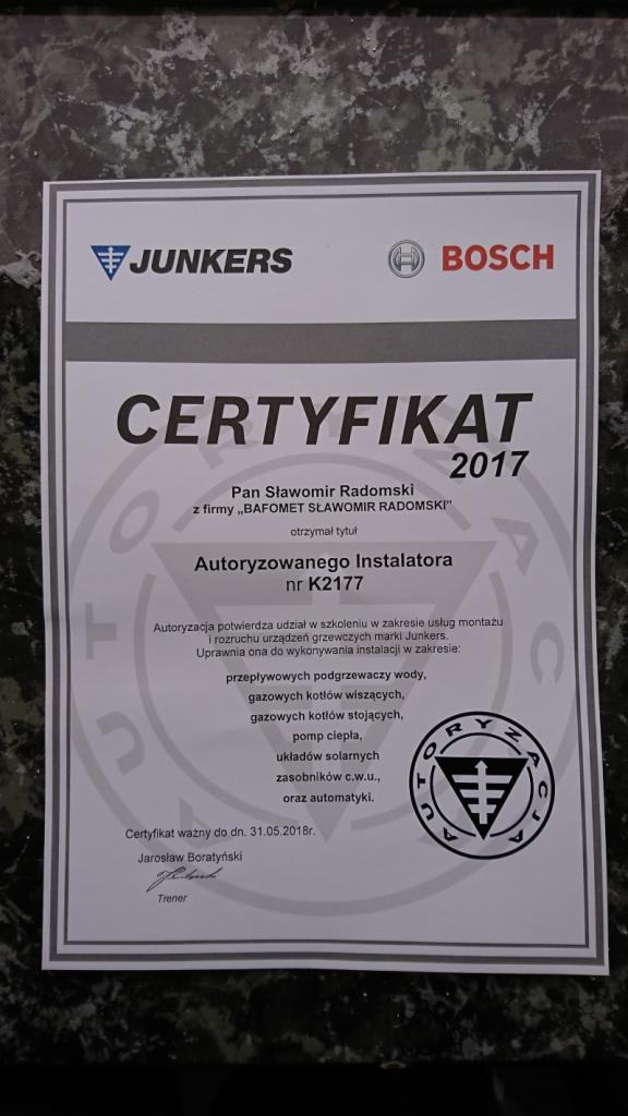 Autoryzowany Instalator Junkers