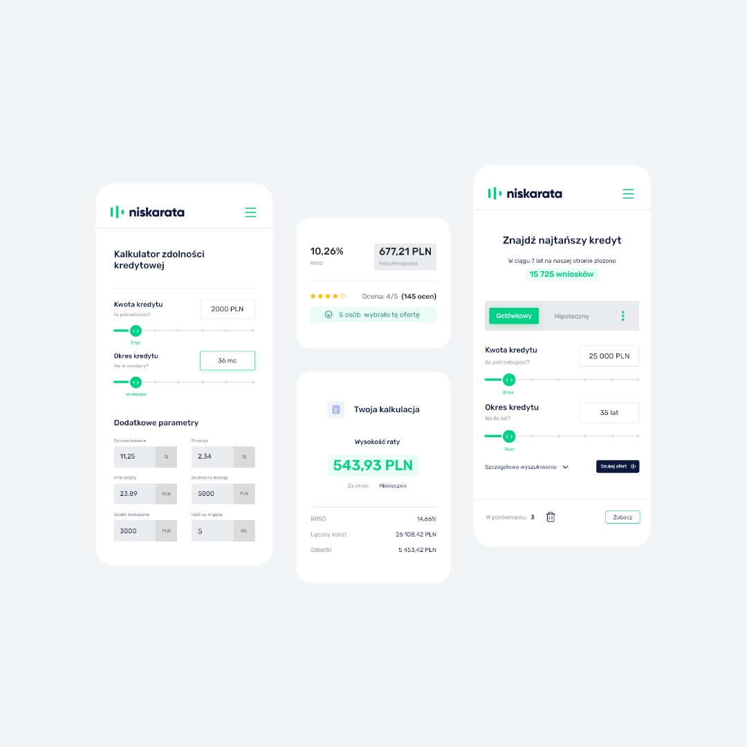 Serwis internetowy z porównywarką rat i kredytów