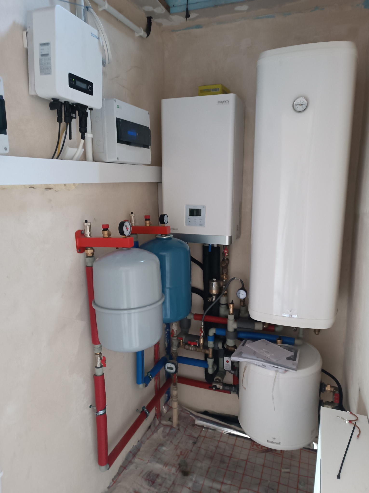 Maszynownia z pompą ciepła