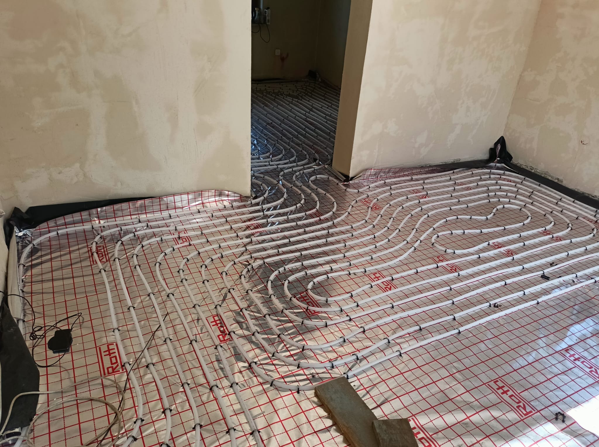 Instalacja ogrzewania podłogowego