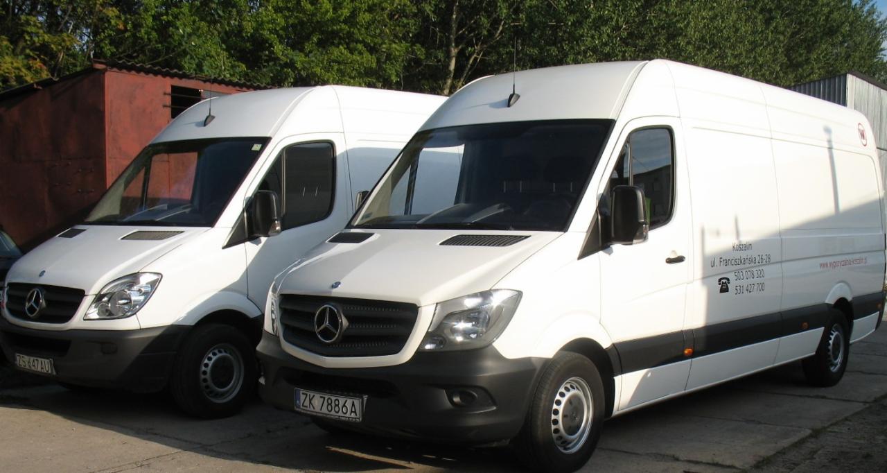 Najem samochodów dostawczych Koszalin