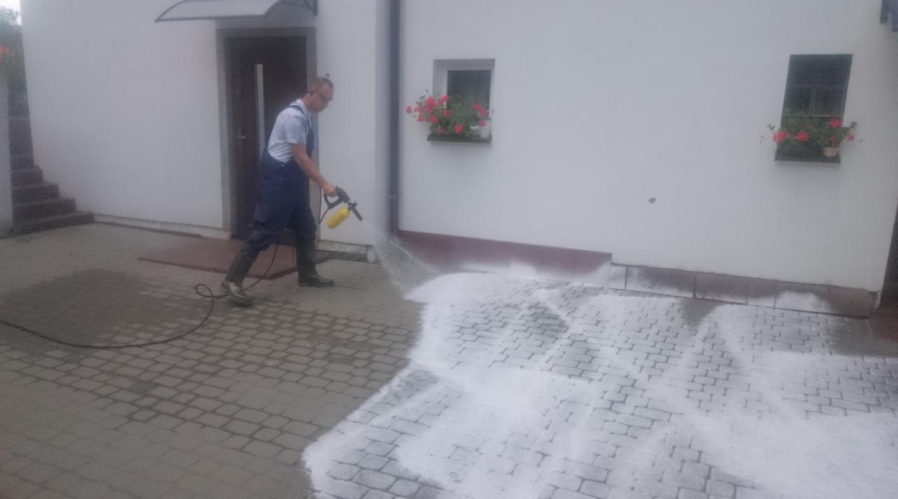 mycie polbruku w Bytowie