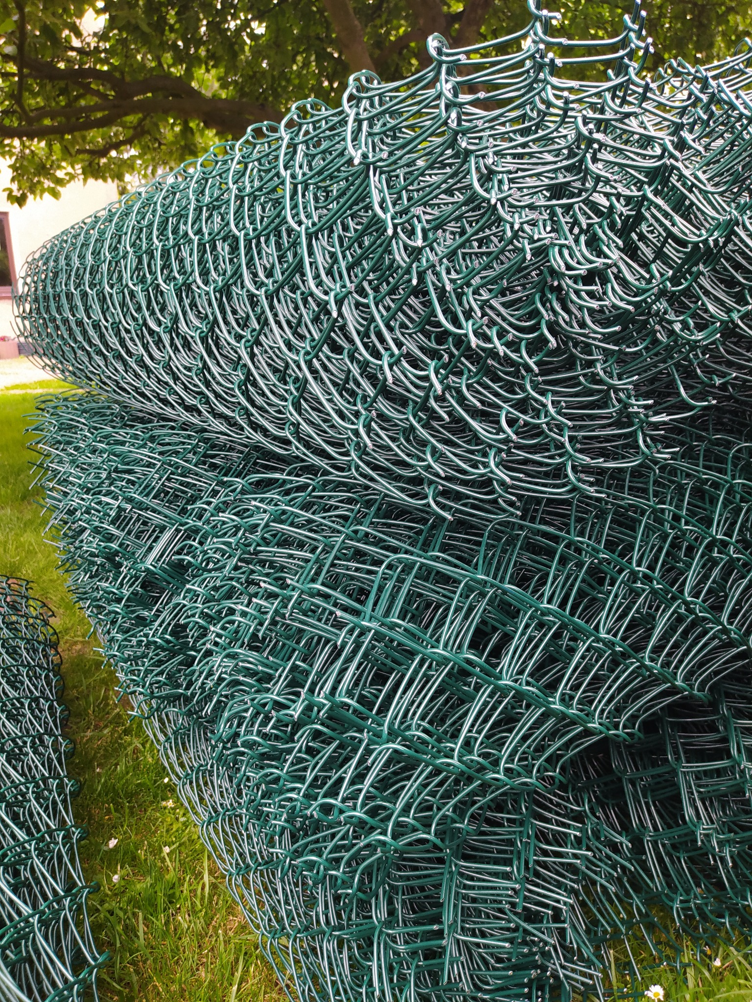 Siatka powlekana zielona