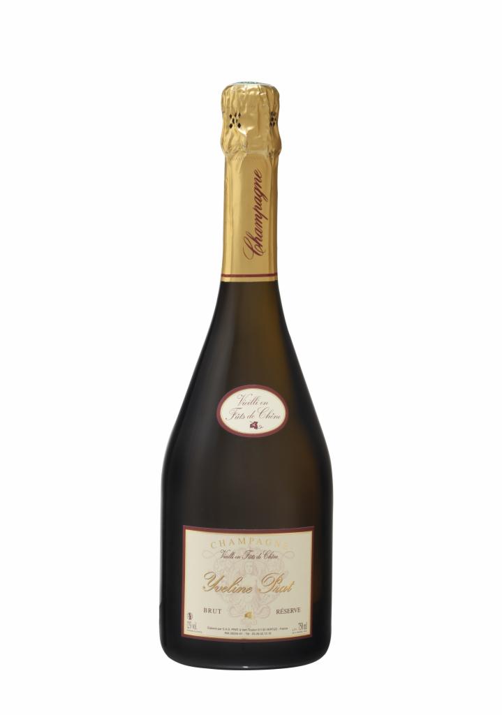 Szampan Brut reserve Fut de cheneYveline Prat 0,75