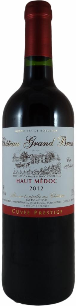 Chateau Grand Brun AOC cru 2015 czerwone wytrawne