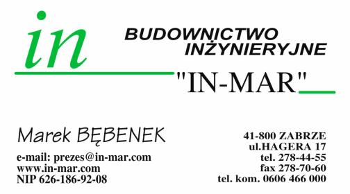 Budownictwo Inżynieryjne "IN-MAR" Marek Bębenek - Ocieplanie poddaszy Zabrze
