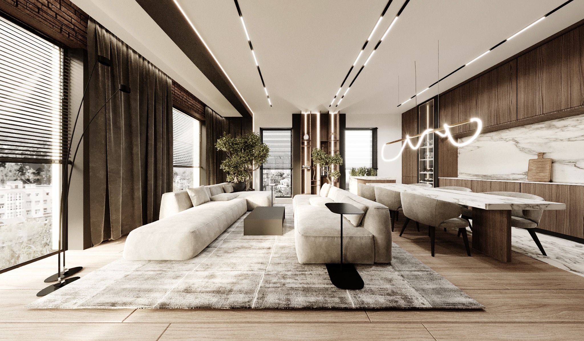 Mieszkanie modelowe w ramach współpracy z deweloperem