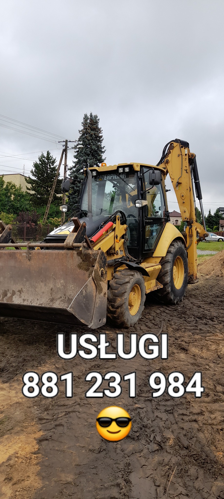 Usługi koparko ładowarką