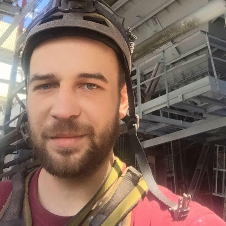 Antykorozja zbiornika wysypiwego (malowanie natrys