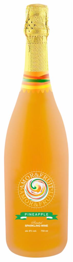 Wino musujące owocowe (ananas)