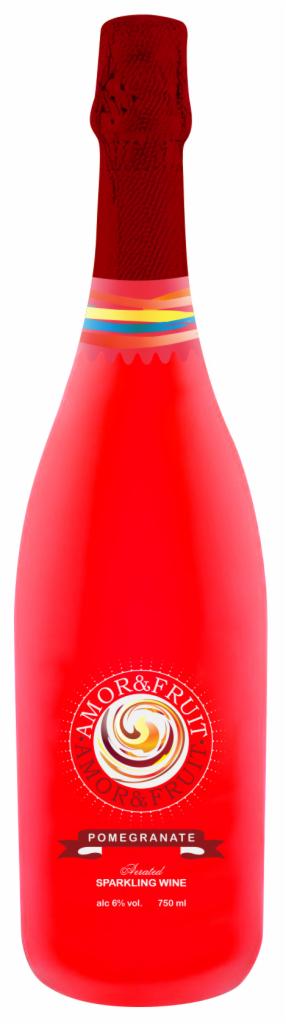 Wino musujące owocowe (granat)