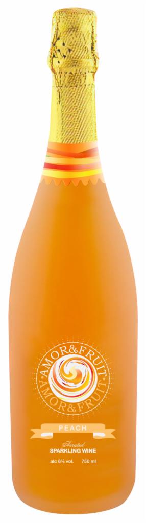 Wino musujące owocowe (brzoskwinia)