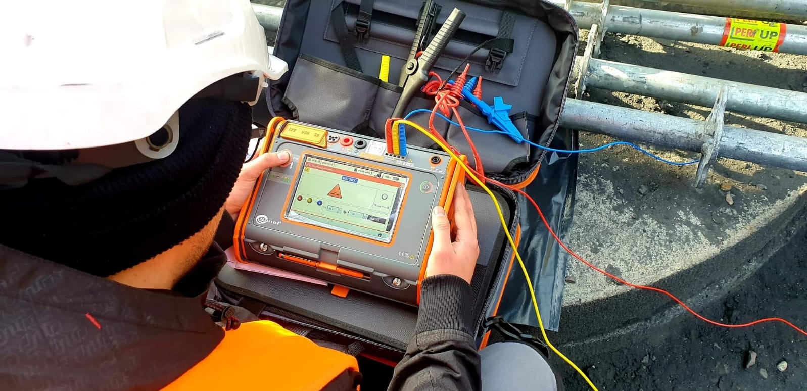 Pomiary elektryczne na obiekcie przemysłowym