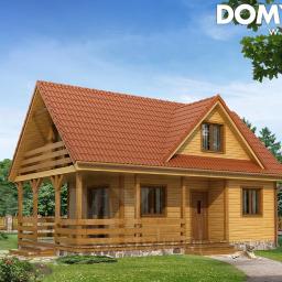 Projekt domu letniskowego Poziomka - 59 m2