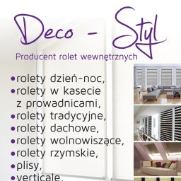 Deco Styl Marcin Chojnacki - Rolety Wewnętrzne Luboń