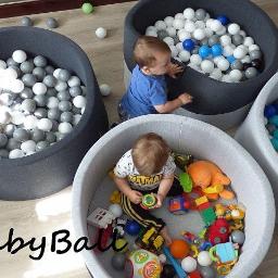 Piankowy basenik BabyBall z piłeczkami
