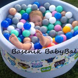 Piankowy basenik BabyBall z piłeczkami