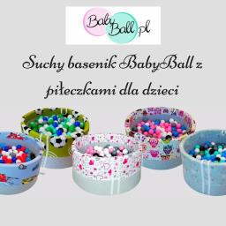 Suchy basenik BabyBall z piłeczkami - www.babyball.pl