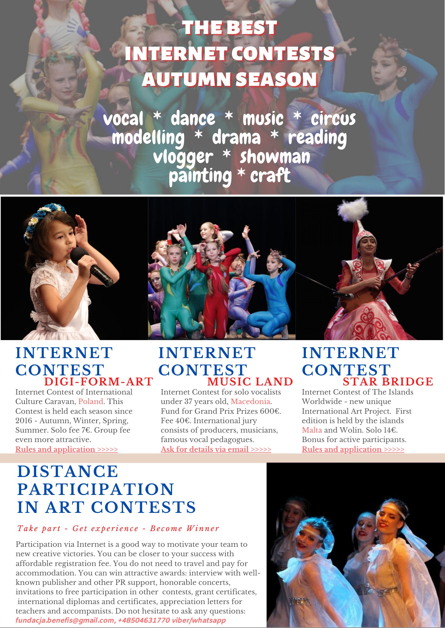 Międzynarodowe konkursy internetowe - promocja