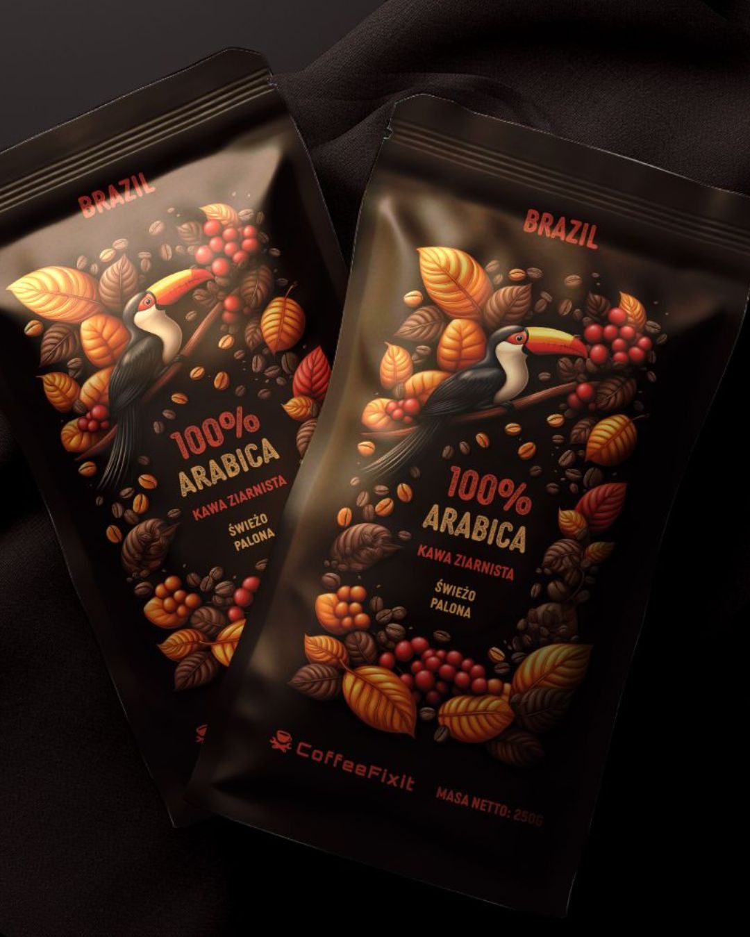 Projekt opakowania do kawy