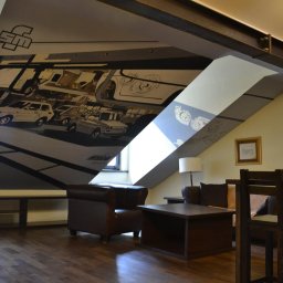 Maluch Cafe - realizacja w muzeum i hotelu inspirowanym Małym Fiatem - Bielsko-Biała.