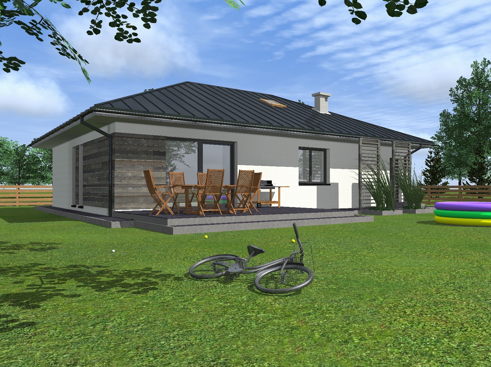 Dom jednorodzinny parterowy