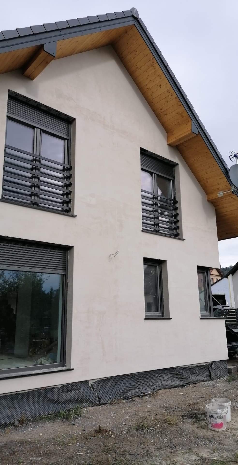 Docieplenie ścian i podbitka naszego wykonania.