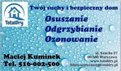 TOTALDRY MACIEJ KUMINEK - Osuszanie Wrocław