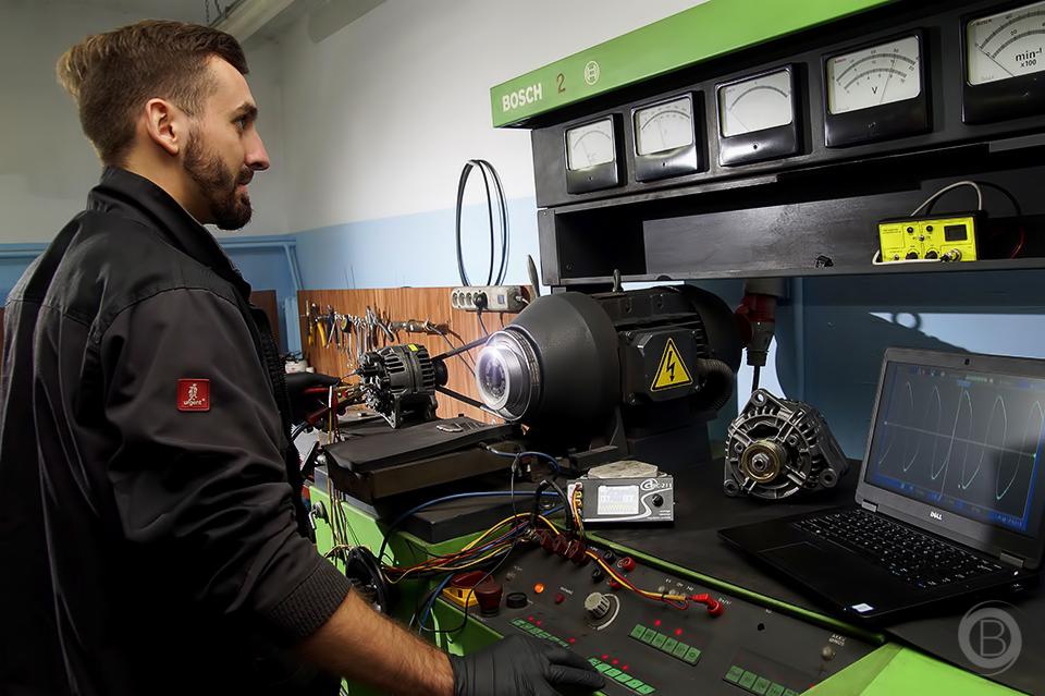 Kontrola jakości alternatora po regeneracji